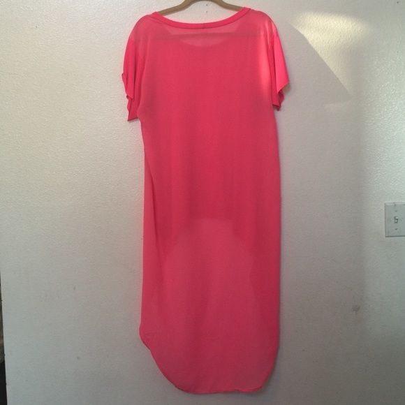 Hi low crew neck short sleeve shirt - Picture 4 of 4