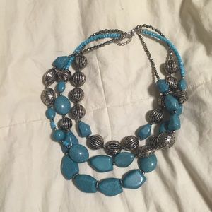 Blue and Silver Necklace
