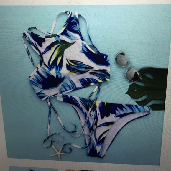 Cupshe Light as a Feather Tank Bikini Set