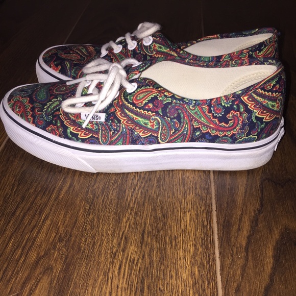 Paisley print Vans