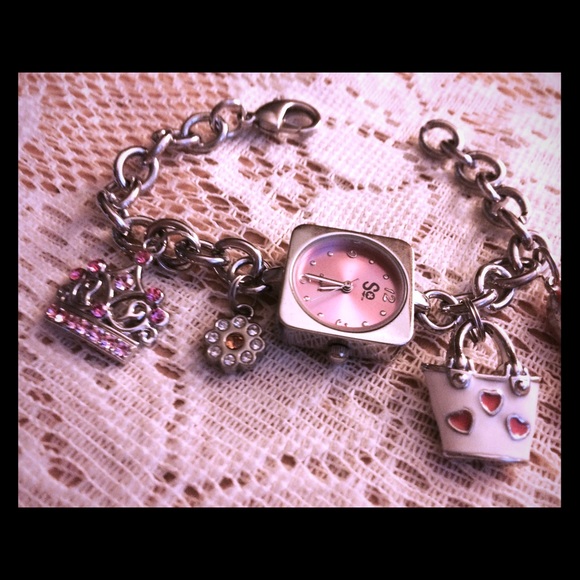 Charm bracelet watch