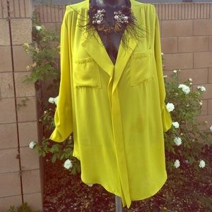 Citron fixed frontal blouse