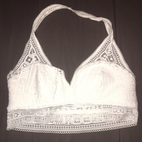 Aerie white lace bralette