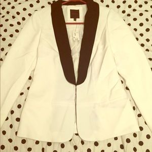 NWT The Limited Colorblock Tuxedo Jacket XS