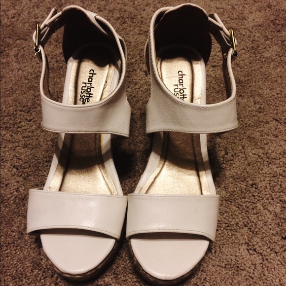 Tall White Wedges