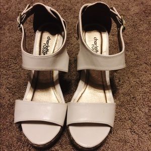 Tall White Wedges