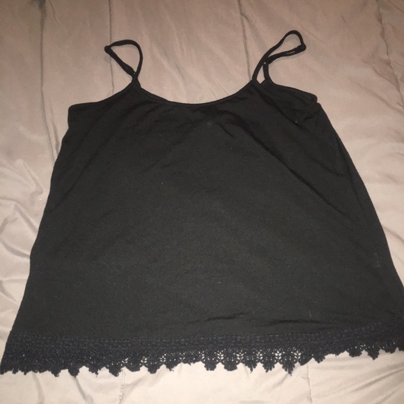 Black tank top