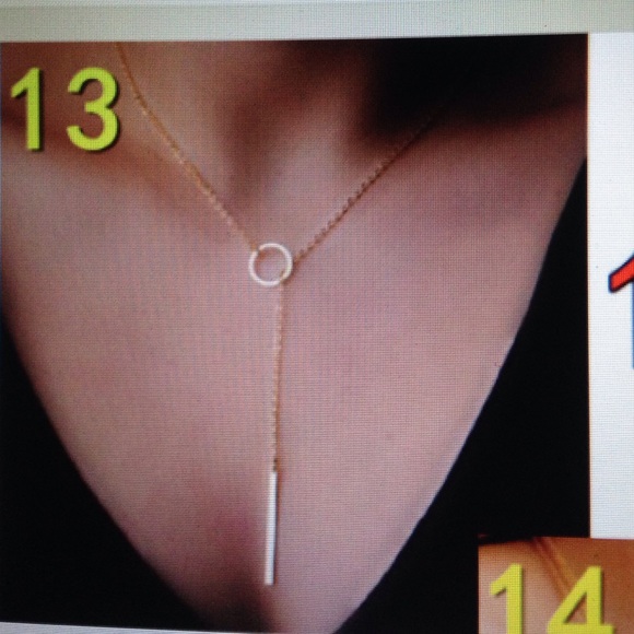 Gold necklace choker
