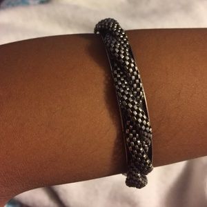 black and gold bangle