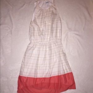 ONLY WORN ONCE- Halter neck fun stripe dress
