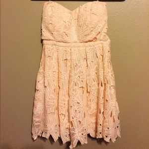 Strapless Blush Dress