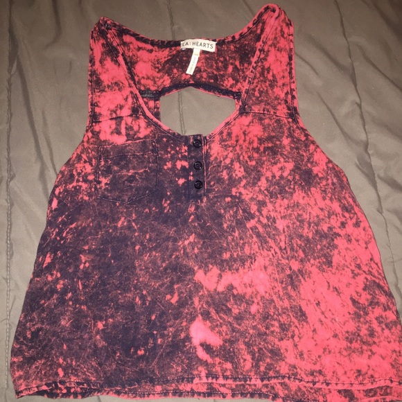 LA : Hearts acid crop top
