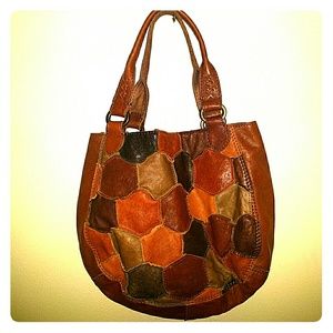 Lucky Patchwork Satchel