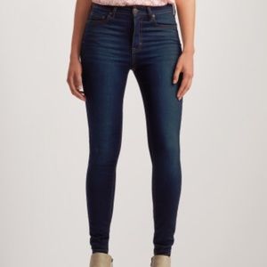 High Waisted Denim Jeggings