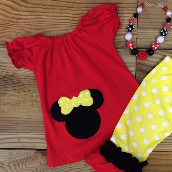 SALE! Minnie Mouse Inspired Outfit - Picture 2 of 4