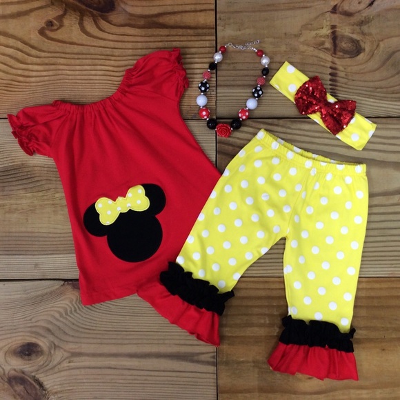 SALE! Minnie Mouse Inspired Outfit - Picture 4 of 4