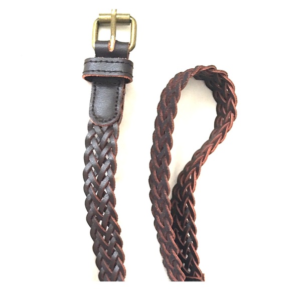 Kid's genuine leather brown belt - Picture 1 of 4
