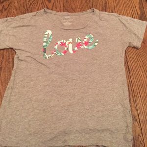 Girls old navy 10-12 LOVE shirt