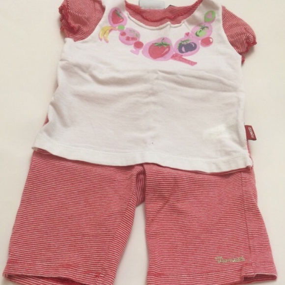 Fiorucci tee and cropped legging set