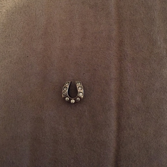 Horseshoe rhinestone charm