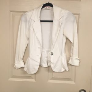 White blazer