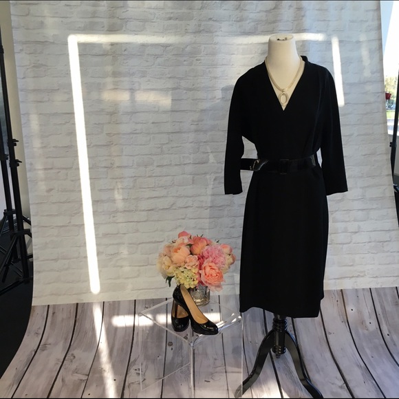 Talbot's Black Crepe Dress