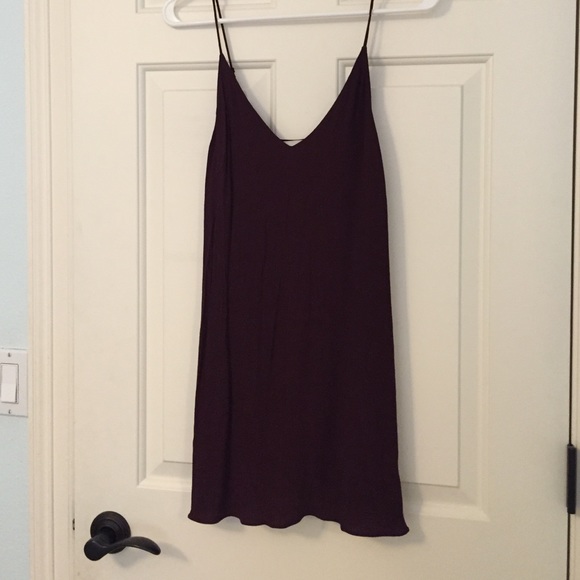 Aritzia Wilfred Free Maroon Dress