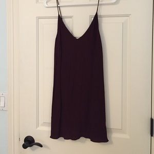 Aritzia Wilfred Free Maroon Dress