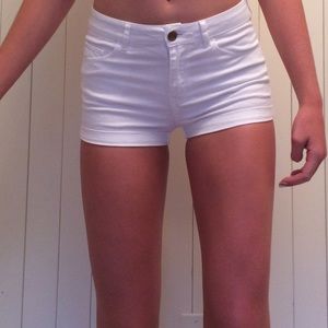 white shorts