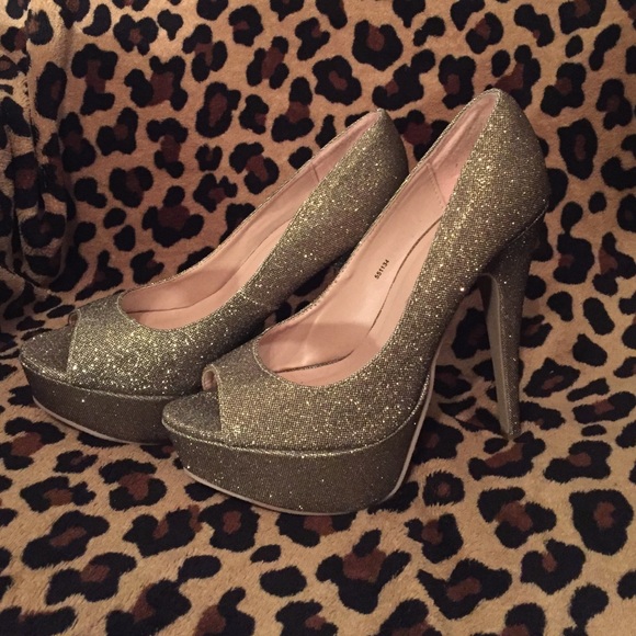 Charlotte Russe Gold Heels