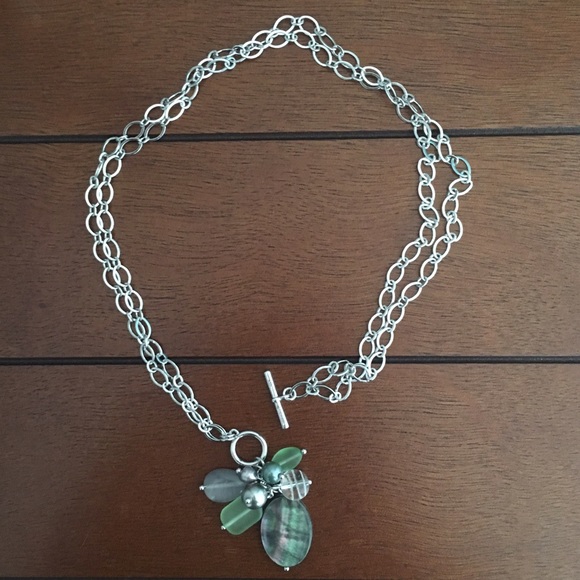 SOLD: Lia Sophia Pistachio Necklace NWOT