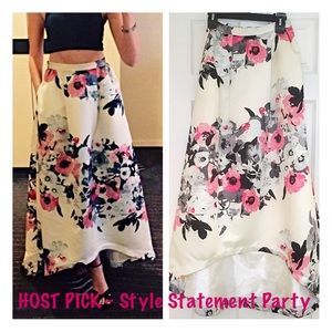 💞HP💞 Parker Lenore Floral Satin Skirt