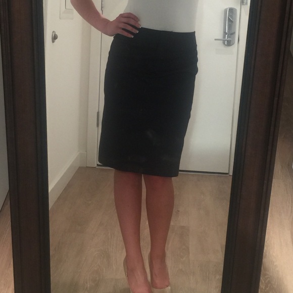 J. Crew Dresses & Skirts - J. Crew Stretch Black Pencil Skirt