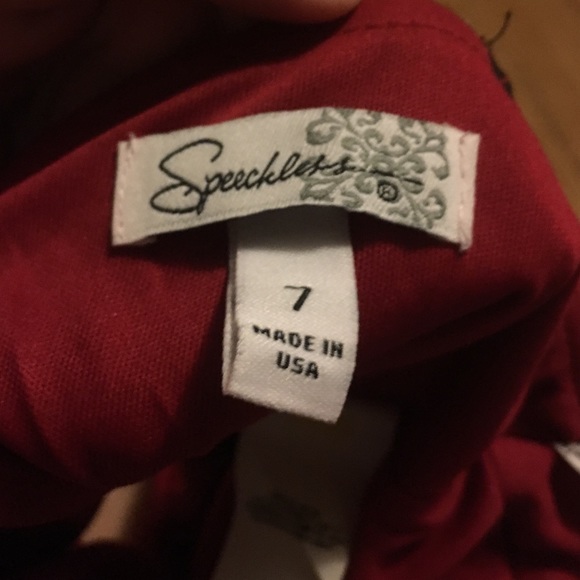 Windsor red homecoming formal dress rhinestones - Picture 4 of 4