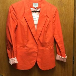 NWT - Orange Dalia blazer