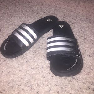 Velcro Adidas sports slides