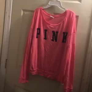 Very cute vs pink long sleeve shirt