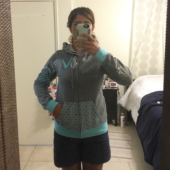 Volcom zip up hoodie