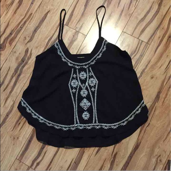 Festival embroidered style top
