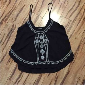 Festival embroidered style top
