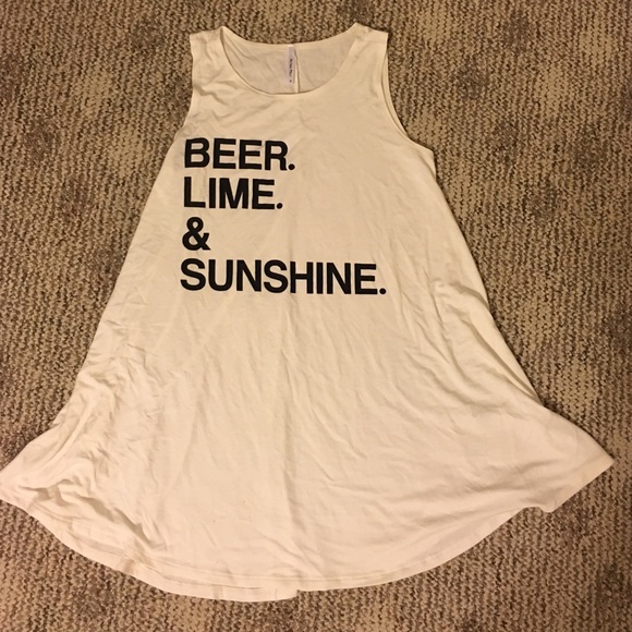 Beer lime and sunshine dress