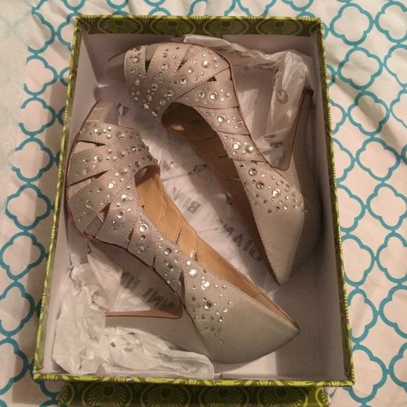 Silver Gianni bini heels