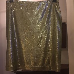 NWT White House Black Market Sequin Skirt