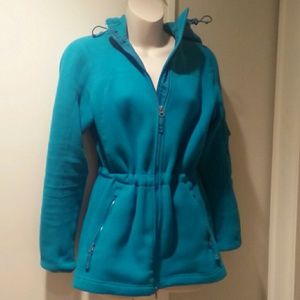 Teal polar jacket