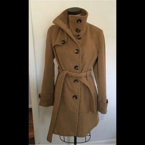 Camel / caramel color pea coat by Kenneth Cole