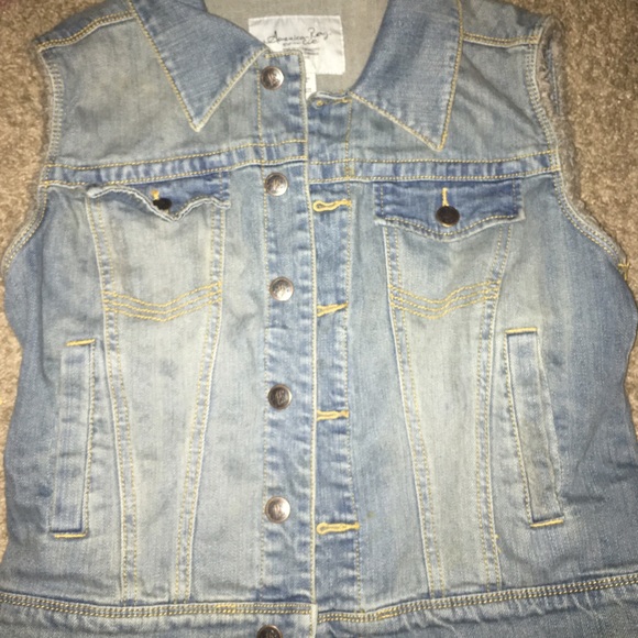 Denim jean vest