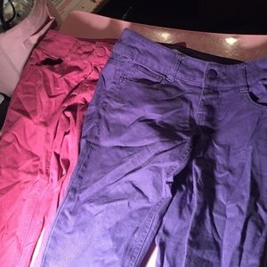 Xhilaration Colored Skinny Jean Bundle Size 5