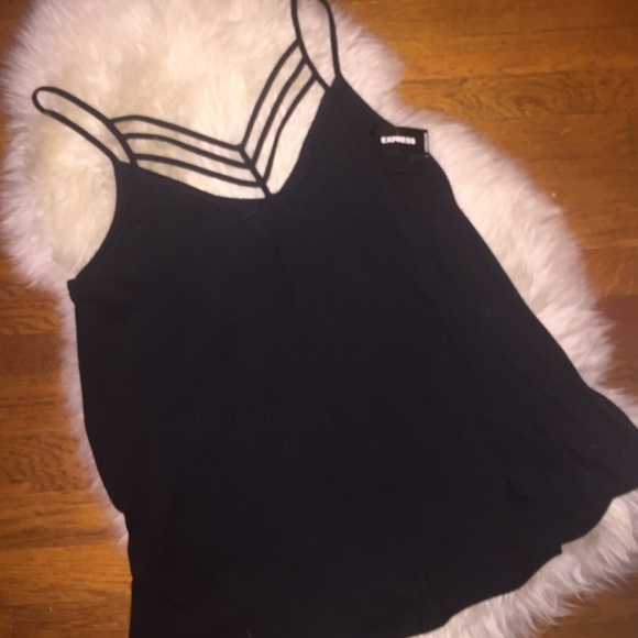 Express Black Tank NWT