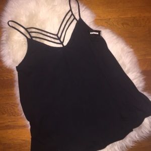 Express Black Tank NWT