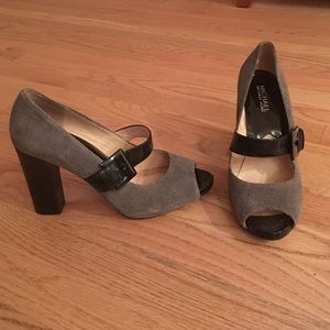 Michael Kors open toe pumps